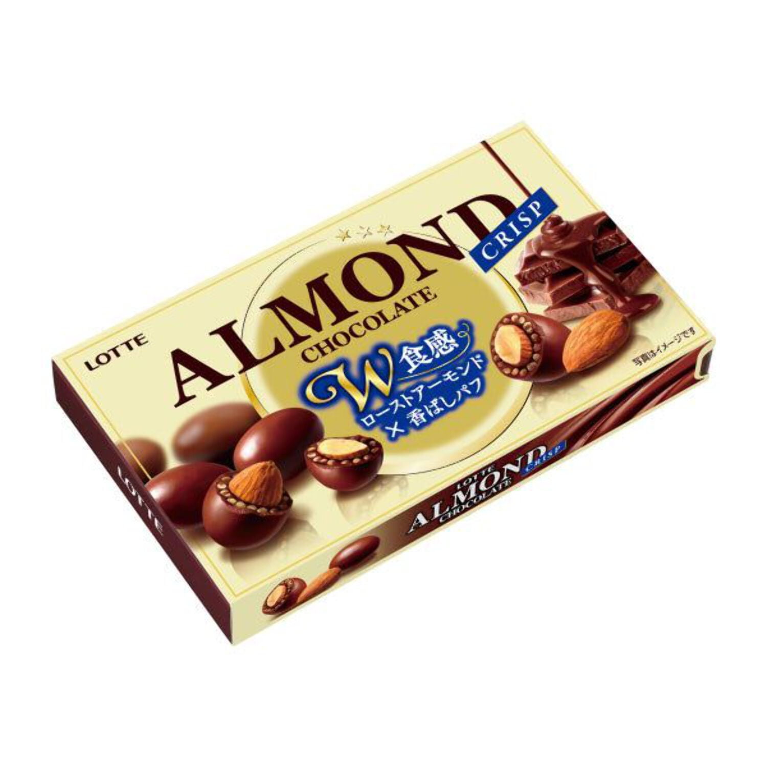 Lotte Almond Chocolate Crisp - Tokyo Snack Land - Walmart.com
