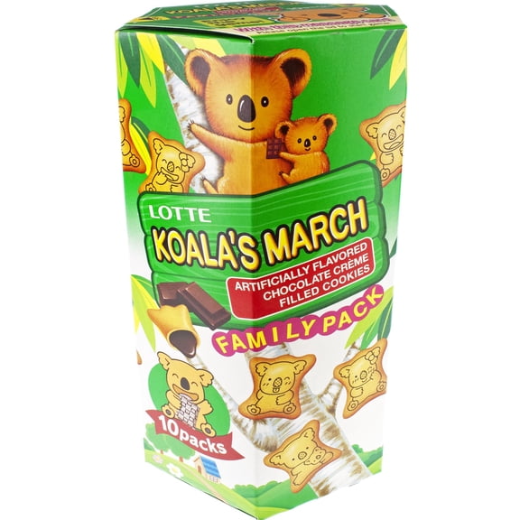 Lotte - Cookies Chocolate Koala Large - 6.89 Oz, Case of 10