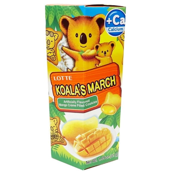 Lotte - Cookies Koalas March Mango - 1.45 Oz, Case of 6