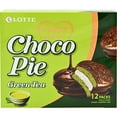 thumbnail image 1 of Lotte Green Tea Chocolate Pie, 1 of 4
