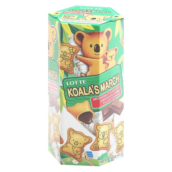 Lotte Koala Choco Cookies Small 1.45 oz (Pack Of 30)