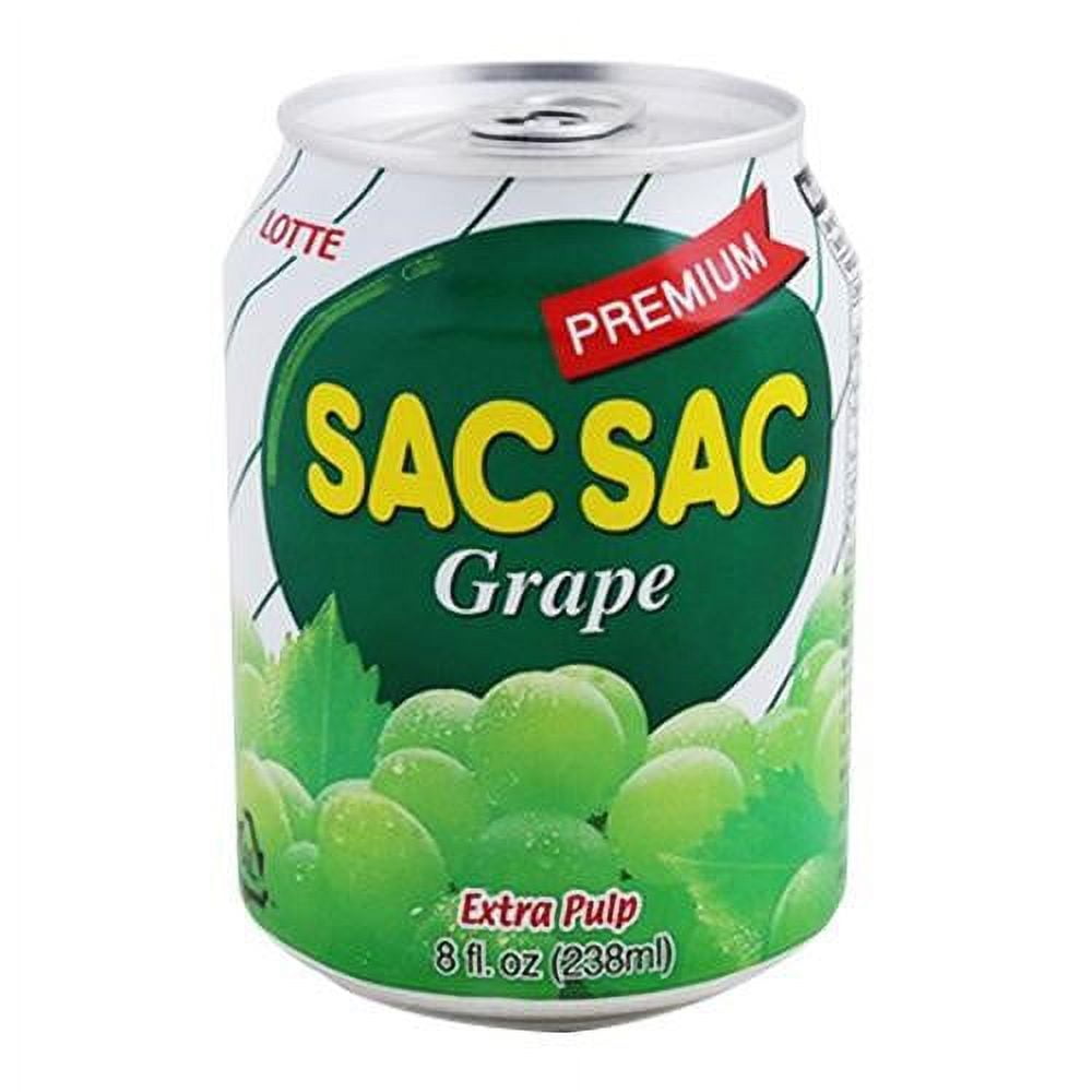 Lotte Sac Sac Grape Juice, 238 Ml