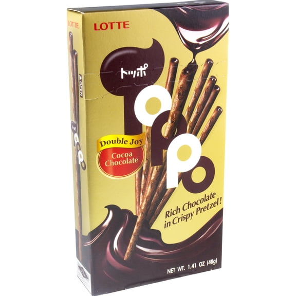Lotte Toppo Cocoa Biscuit Sticks, 1.41 oz