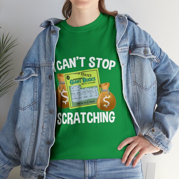 Lottery I Can't Stop Scratching Scratch Off Gift T-Shirt