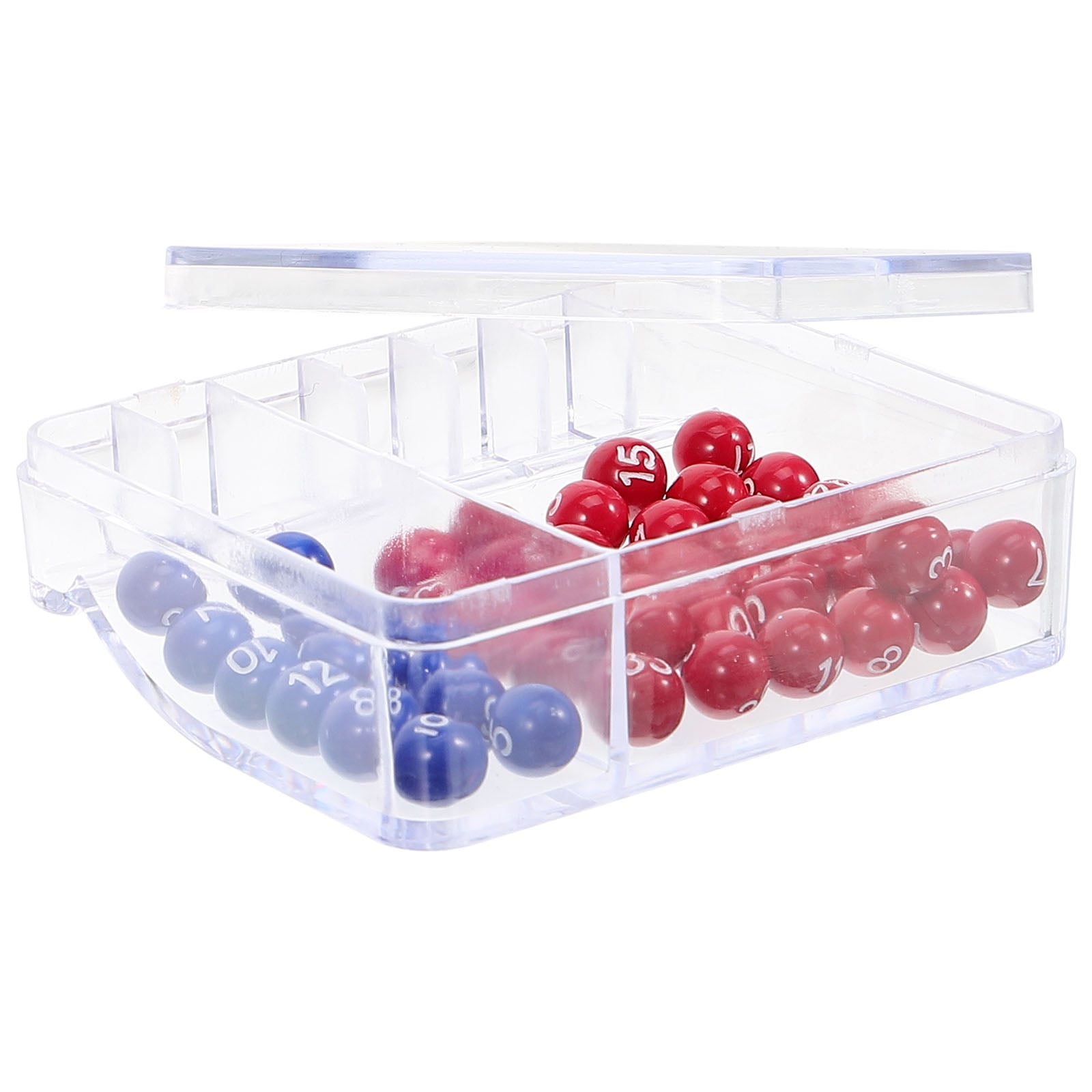 Lottery Simulator Learn Colors Numbered Bingo Balls Machine Acrylic