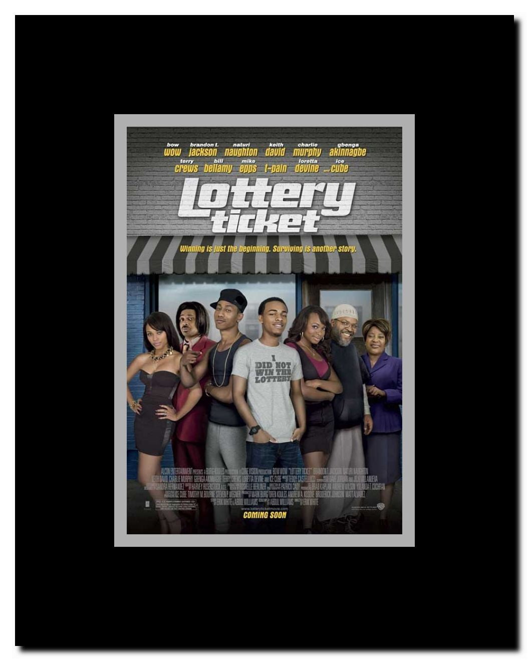 Lottery Ticket Framed Movie Poster