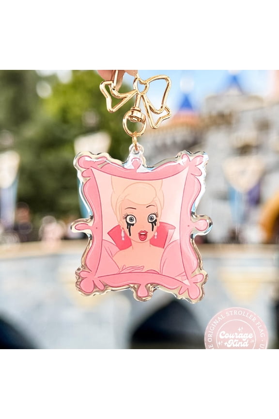 Lottie Bag Charm | Fairytale Inspired Acrylic Keychain | Robin Hood Villain | Fairytale Fan Gift (1 keychain)