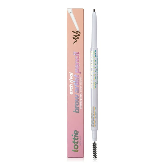 Lottie London Arch Rival Brow Artist Retractable Eyebrow Pencil, Dark Brown