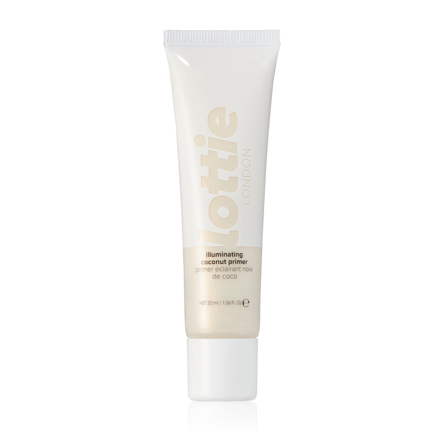 Lottie London Coconut Primer, 100% Vegan, Illuminating Makeup Primer, 1.06 fl oz