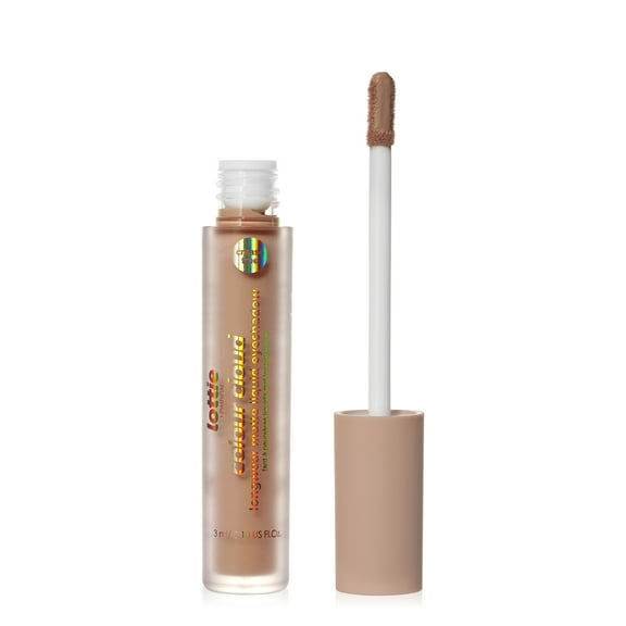 Lottie London Colour Cloud in Peach Out, Longwear Matte Liquid Eyeshadow, 0.10 fl oz
