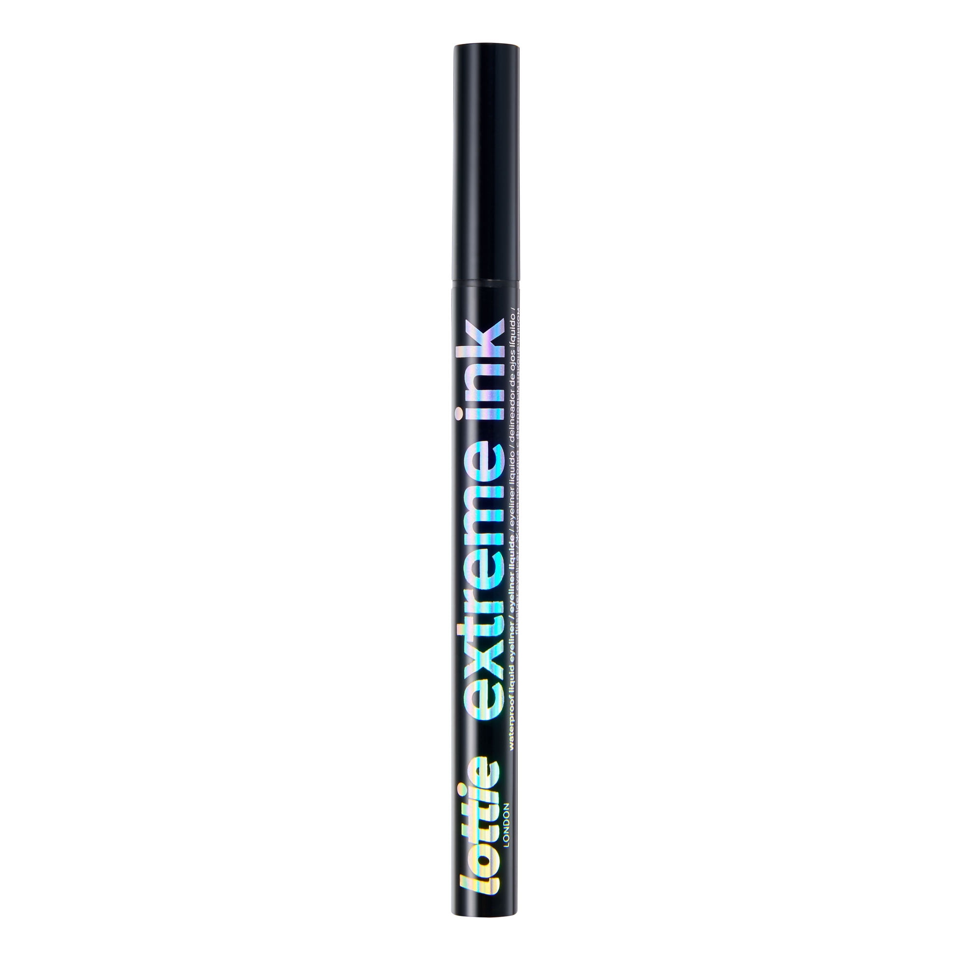 Lottie London Extreme Ink, Waterproof Brush Tip Liquid Eyeliner, 100%  Vegan, Black, 0.02 fl oz - Walmart.com