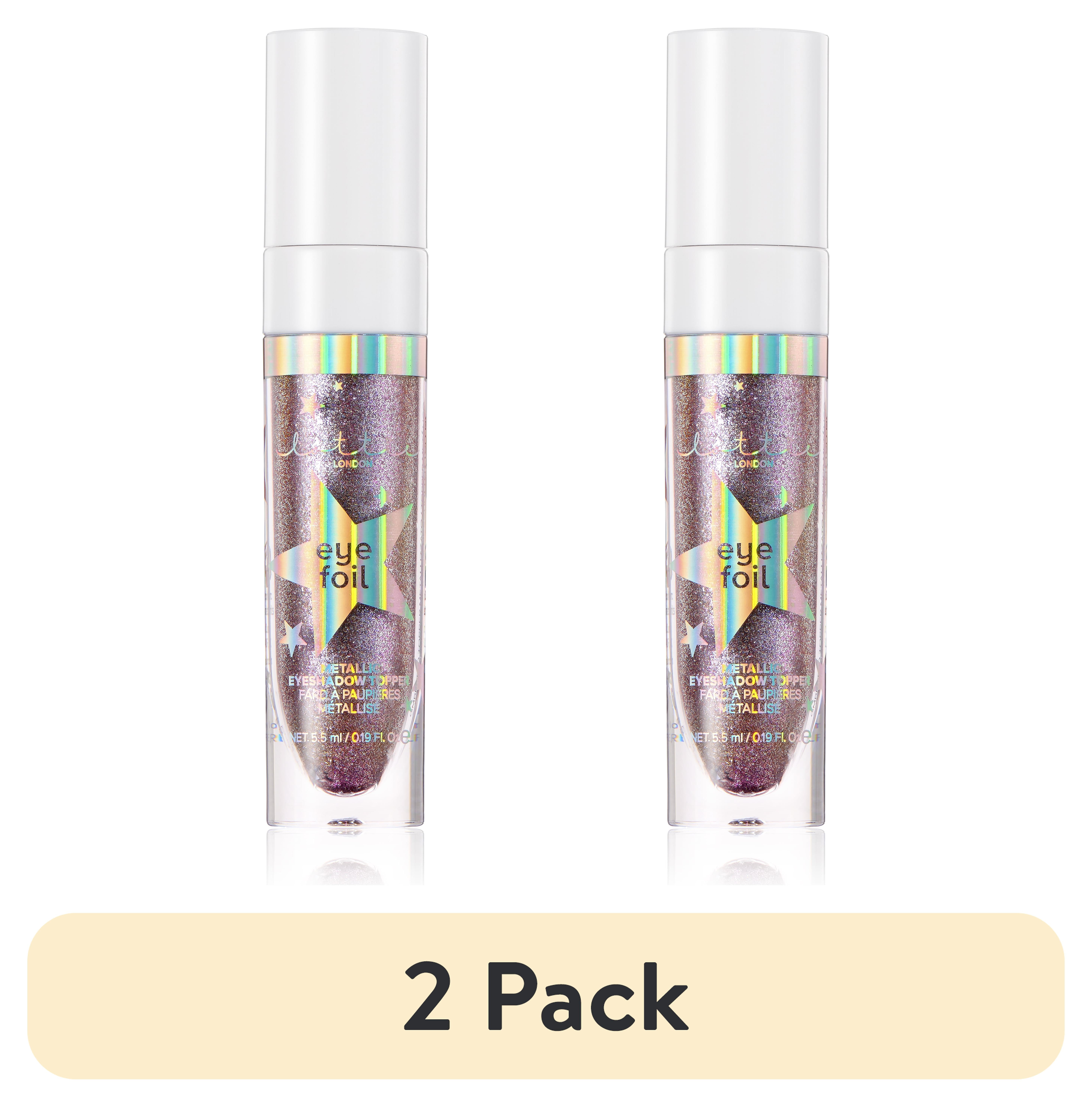 (2 pack) Lottie London Eye Foil Metallic Eyeshadow, Too Much