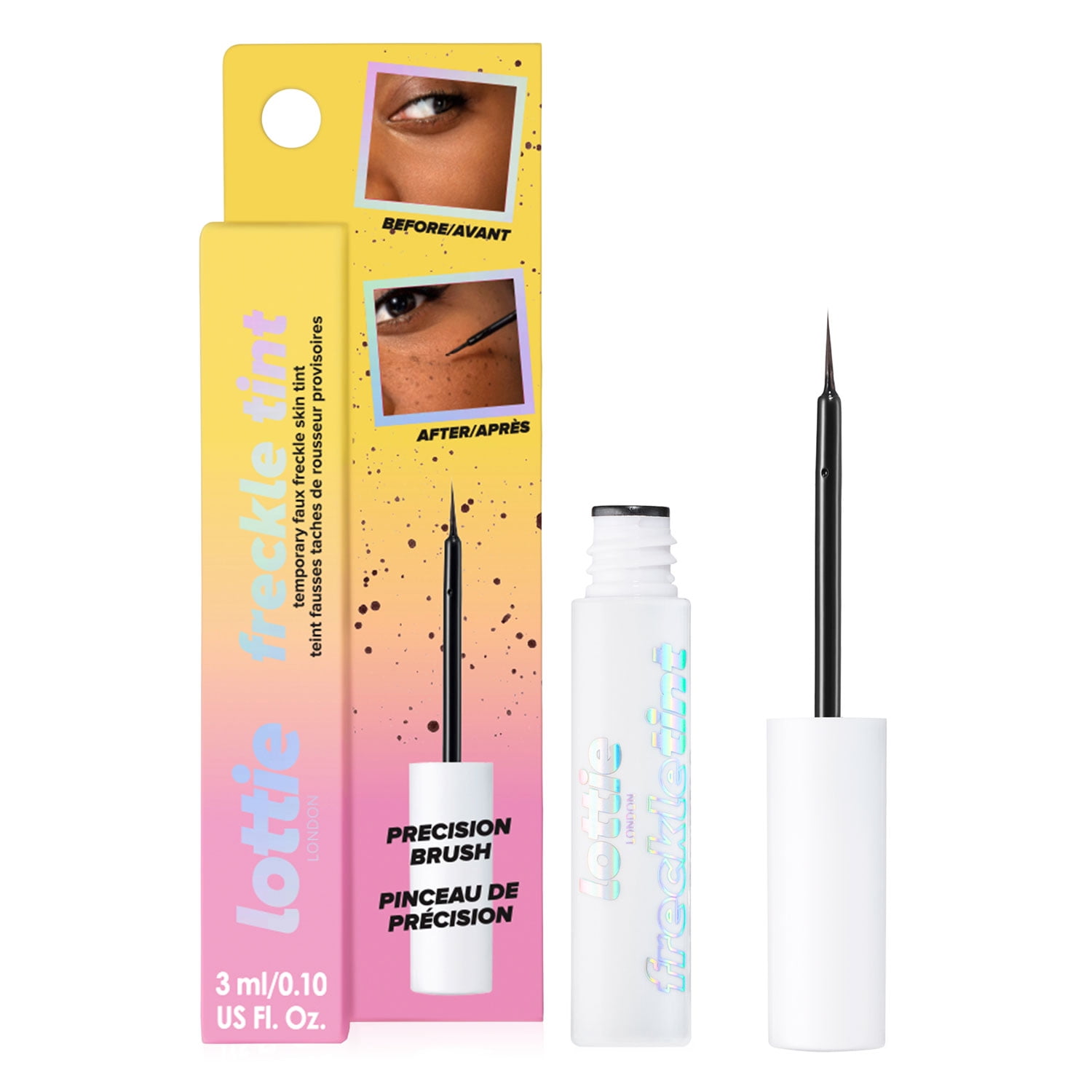 Lottie London Freckle Tint, Faux Freckle Pen, Deep, 0.1 fl oz