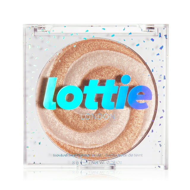 Lottie London Frosted Highlighter Swirl, Cinnamon Bun, 0.3 oz