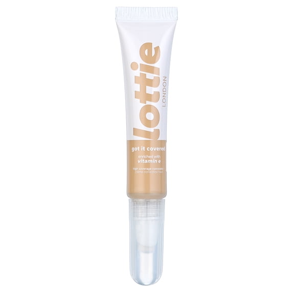 Lottie London Got It Covered, Sponge Applicator Liquid Concealer, Silk, 0.27 fl oz