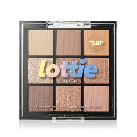 Lottie London Lottie Eyeshadow Palette, the Rose Golds, 7.2g