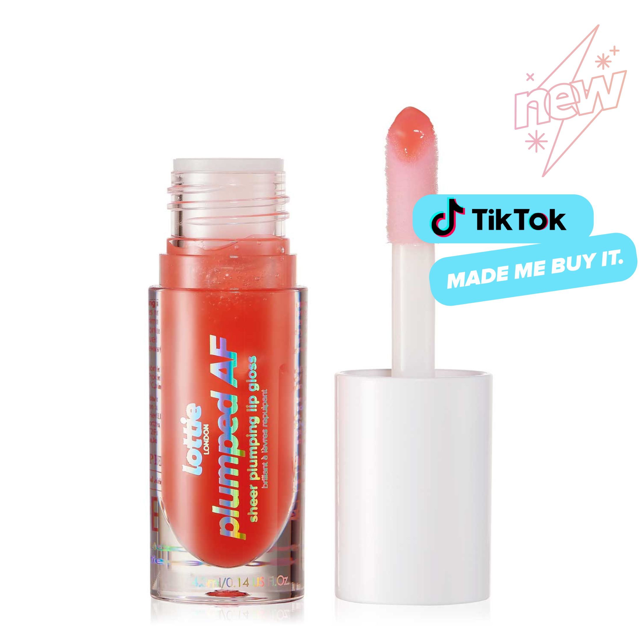 Hard Candy Plumping Serum Lip Gloss, 1403 Oh La La, .12 oz