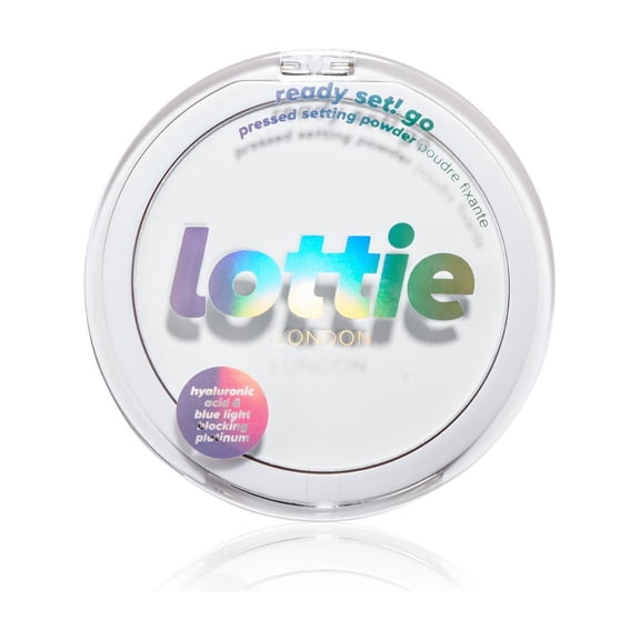 Lottie London Ready Set Go Pressed Powder, True Translucent