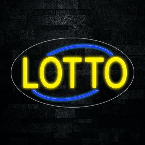 Lotto LED Neon Sign 28"L x 16"H #34241