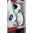 thumbnail image 1 of Lotto Stadio 200 III FG Soccer Cleats Size 8.5 White Blue K Leather Forefoot, 1 of 3