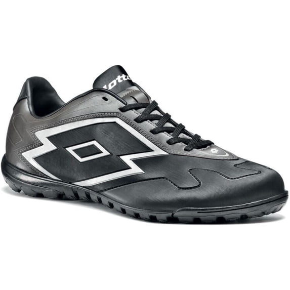 Lotto Zhero Gravity II 700 Turf Soccer Shoes - Black / Silver 9.5