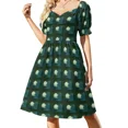 thumbnail image 1 of Lotus 4 Short-Sleeved Dress wedding dresses for parties evening dress women summer dress daily, 1 of 7