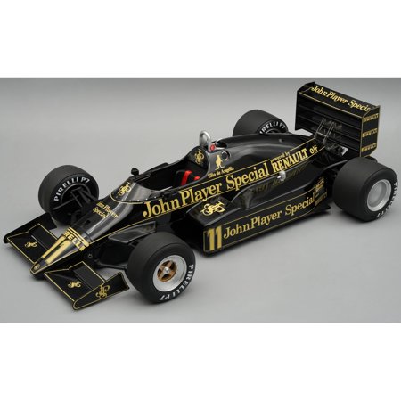 Lotus 94T #11 "John Player Special Team Lotus" F1 "European GP" (1983) with Display Case 1/18 Model Car by Tecnomodel