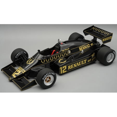 Lotus 94T #12 "John Player Special Team Lotus" Formula One F1 "British GP" (1983) with Display Case 1/18 Model Car by Tecnomodel