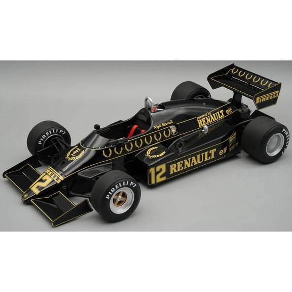 Lotus 94T #12 "John Player Special Team Lotus" Formula One F1 "British GP" (1983) with Display Case 1/18 Model Car by Tecnomodel