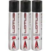 Lotus 99.99% Pure 90 ml Butane Lighter Fuel Gas Refill 3 - Pack