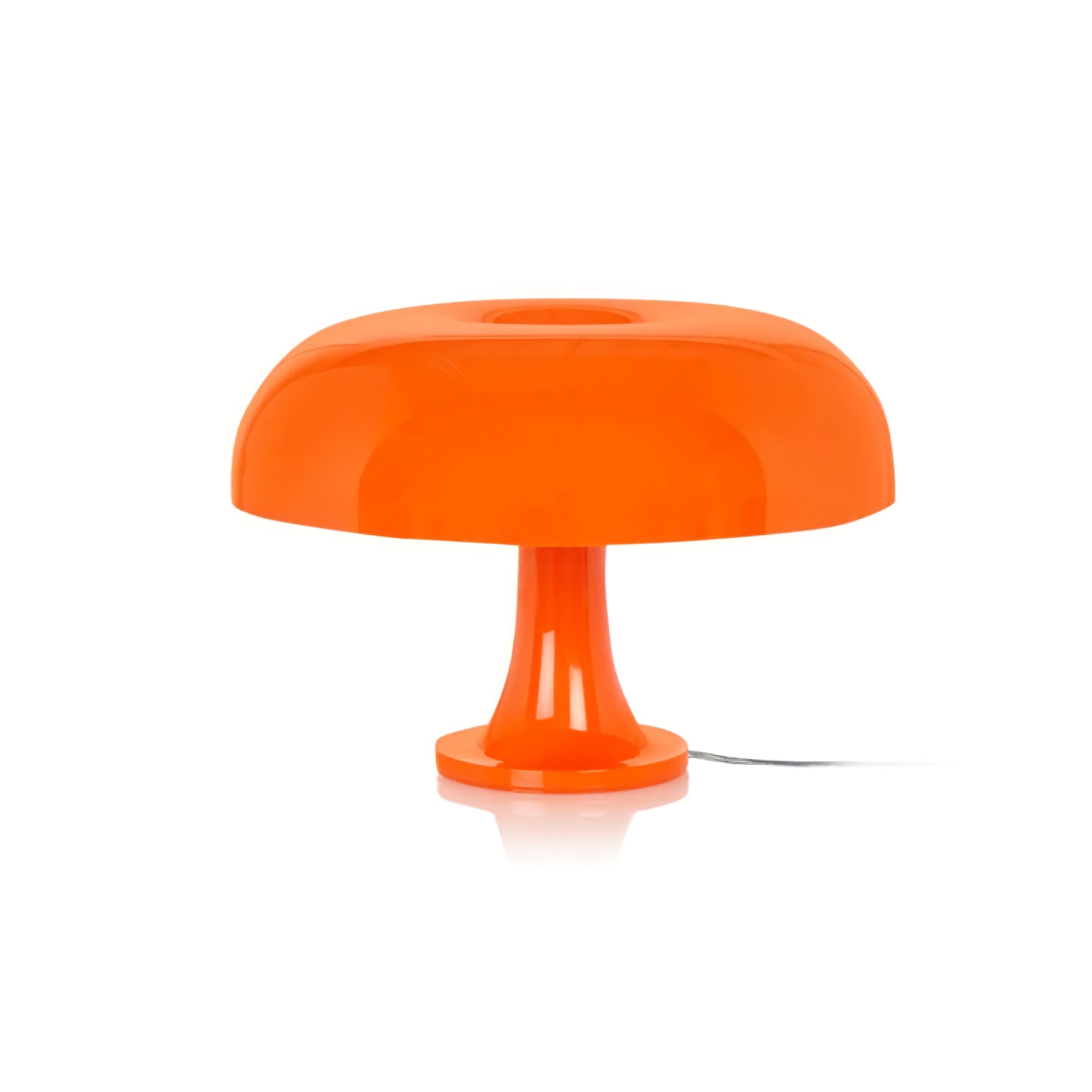 Lotus Atelier Orange Mushroom Lamp for Room Aesthetic Modern Lighting for Bedroom | Cool Retro Living Room Decor
