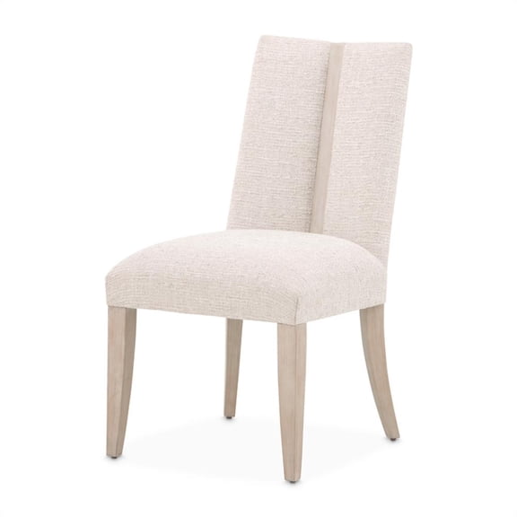 Lotus Bay Set of 2 Dining Side Chairs - Tusk/Sand