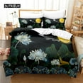 thumbnail image 1 of Lotus Bedding Set Duvet Cover Set 3d Bedding Digital Printing Bed Linen Size Bedding Set Fashion De, 1 of 5