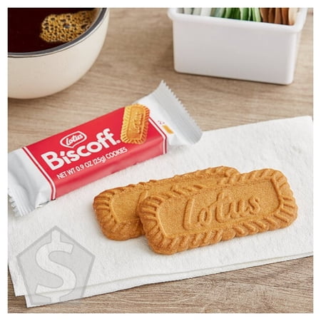 Lotus Biscoff 2-Count Individually Wrapped Cookie Pack - 120/Case