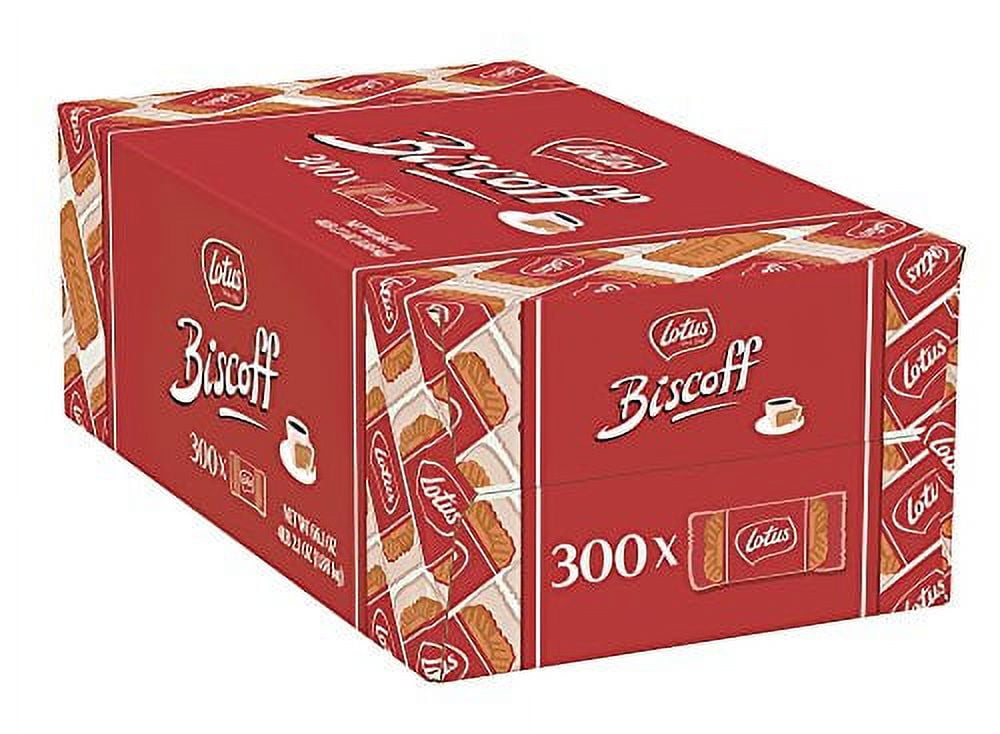 Lotus Biscoff Vegan Caramelized Biscuit Cookies 300 Individually Wrapped, nonGMO, Made in