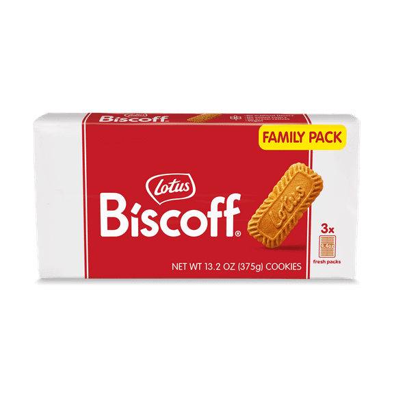 Lotus Biscoff Cookies, 13.23oz, 3 freshpacks of 16 cookies