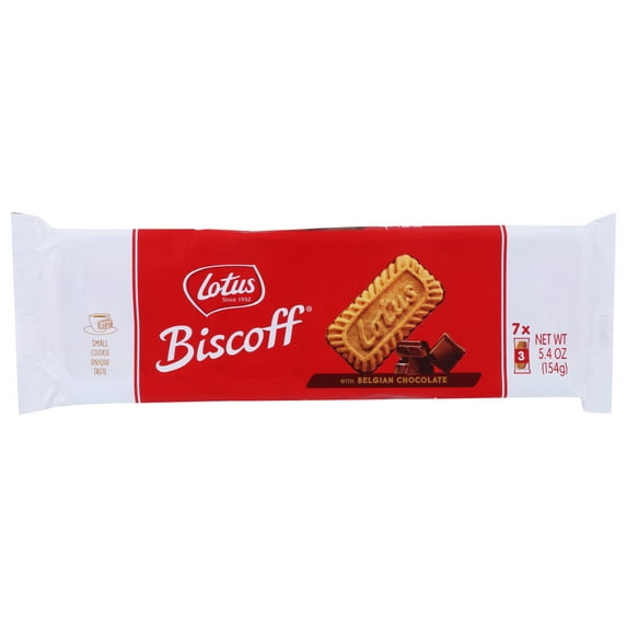 Lotus Biscoff Cookies with Belgian Chocolate - 7 x 3pks - 5.4 Ounce (Pack of 1)
