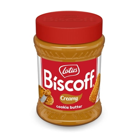 Lotus Biscoff Creamy Cookie Butter, Nut-Free Spread, 25.4oz, Value Size