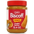 thumbnail image 1 of Lotus Biscoff Crunchy Cookie Butter, 13.4 oz, Nut-Free Spread, One Jar per Pack, 1 of 7