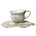 thumbnail image 1 of Lotus Coffee Cup Set With Spoon - Lotus, 1 of 1