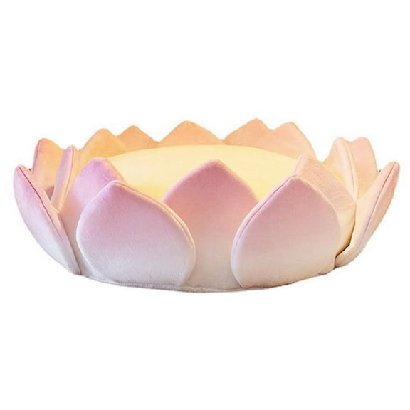 Lotus Cushion Good Luck Plush Futon Office Gift 20cm