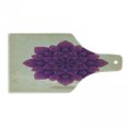 thumbnail image 1 of Lotus Cutting Board, Geometric Digital Mandala in Vibrant Tones Graphic, Decorative Tempered Glass Cutting and Serving Board, Wine Bottle Shape, Eggshell Fuchsia, by Ambesonne, 1 of 1