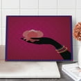 thumbnail image 1 of Lotus Cutting Board, Silhouette of Woman Hand with Bangles Holding a Japanese Flower Folklore Design, Decorative Tempered Glass Cutting and Serving Board, Large Size, Multicolor, by Ambesonne, 1 of 5