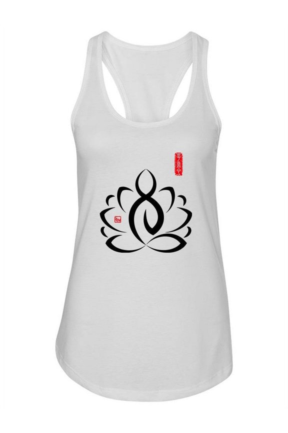Lotus Design Tank Women -Image by Shutterstock, Female x-Large