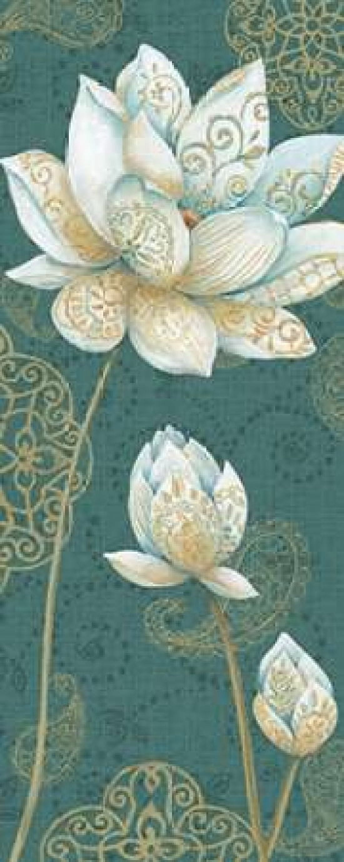 Lotus Dream IIB Canvas Art - Brissonnet Daphne (10 x 20)