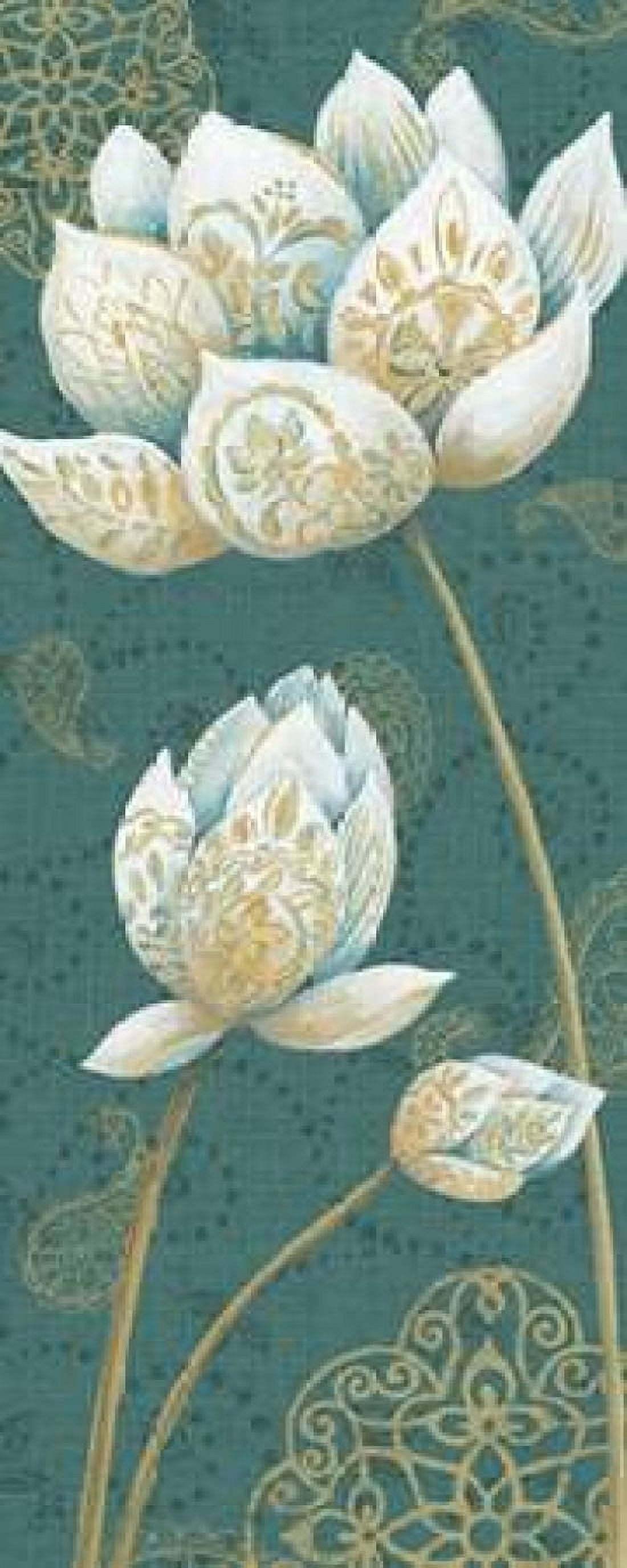 Lotus Dream IIIB Canvas Art - Brissonnet Daphne (10 x 20)