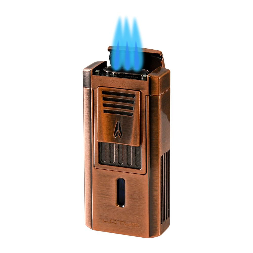 Lotus Duke Torch Lighter with V-Cutter - Copper