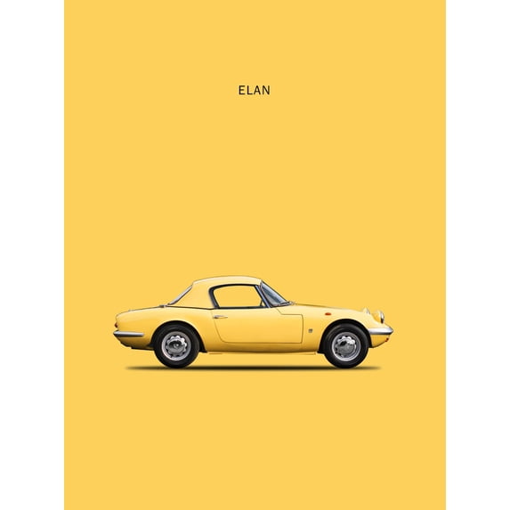 Art.com Lotus Elan 1965 Art Print by Mark Rogan, 12" x 16"