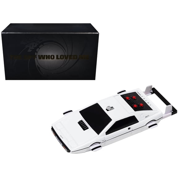Lotus Esprit S1 Submarine White James Bond 007 "The Spy Who Loved Me" (1977) Movie Diecast Model Car by Corgi