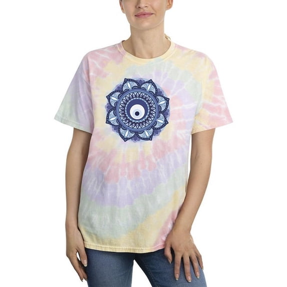 Lotus Evil Eye Tie Dye Spiral Women -Image by Shutterstock, Female Small